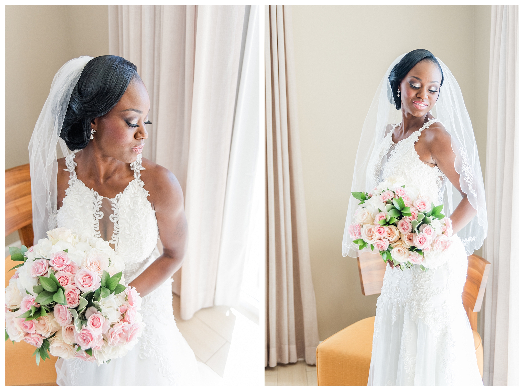 White lace wedding gown | Naples, FL Wedding Photographer | Jessica McCalla Photography