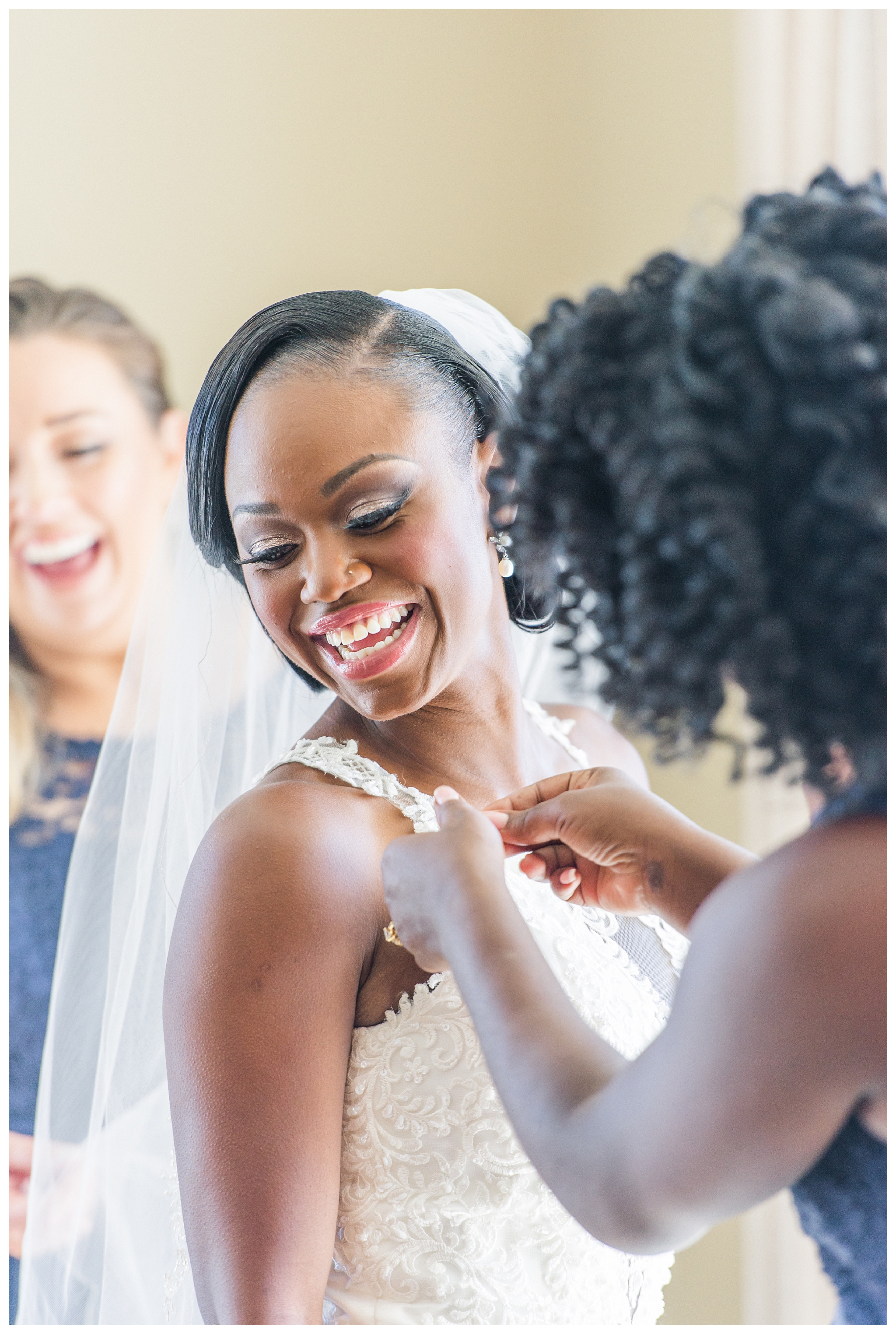 Hyatt Regency Coconut Point wedding. Getting ready bridal portrait by Jessica McCalla Photography.