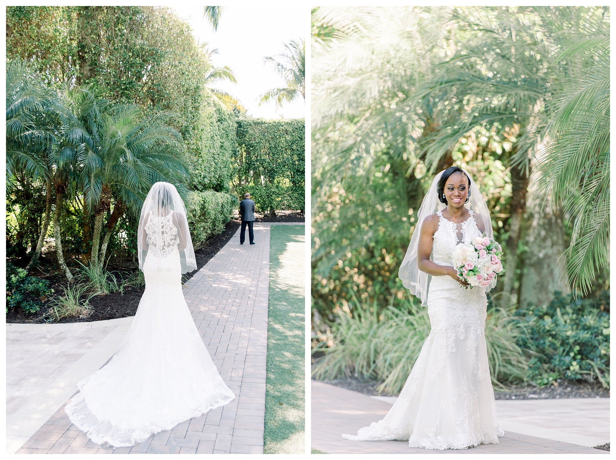 Hyatt Regency Coconut Point wedding. First look by Jessica McCalla Photography!