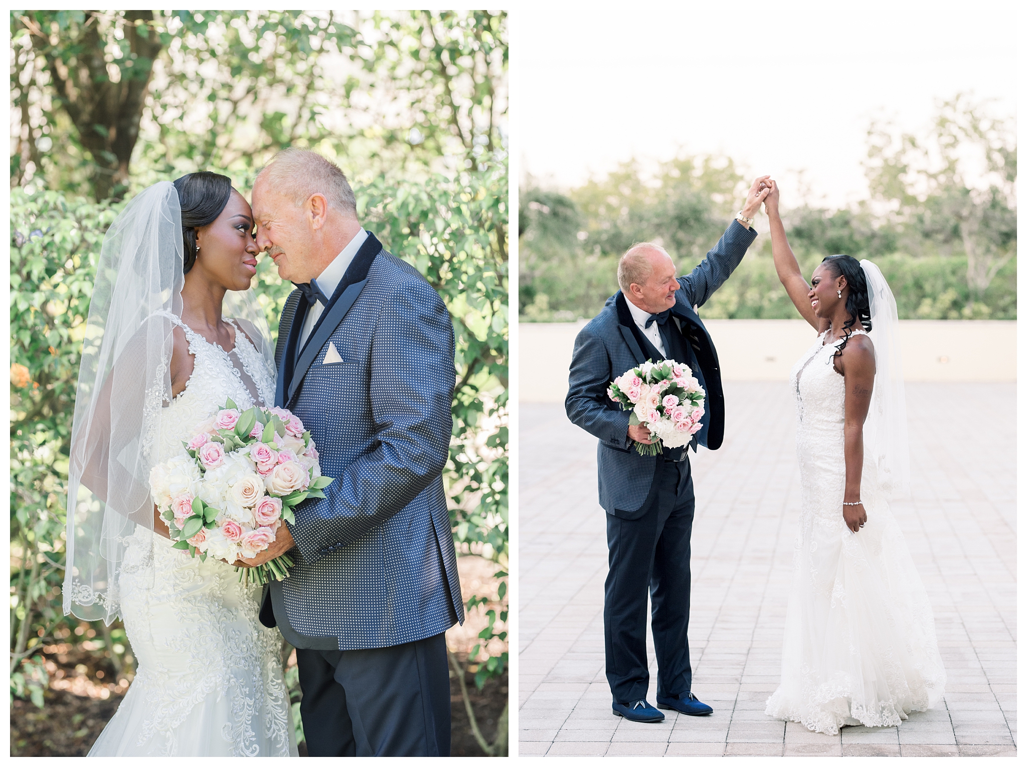 Hyatt Regency Coconut Point wedding with navy and blush accents by Jessica McCalla Photography
