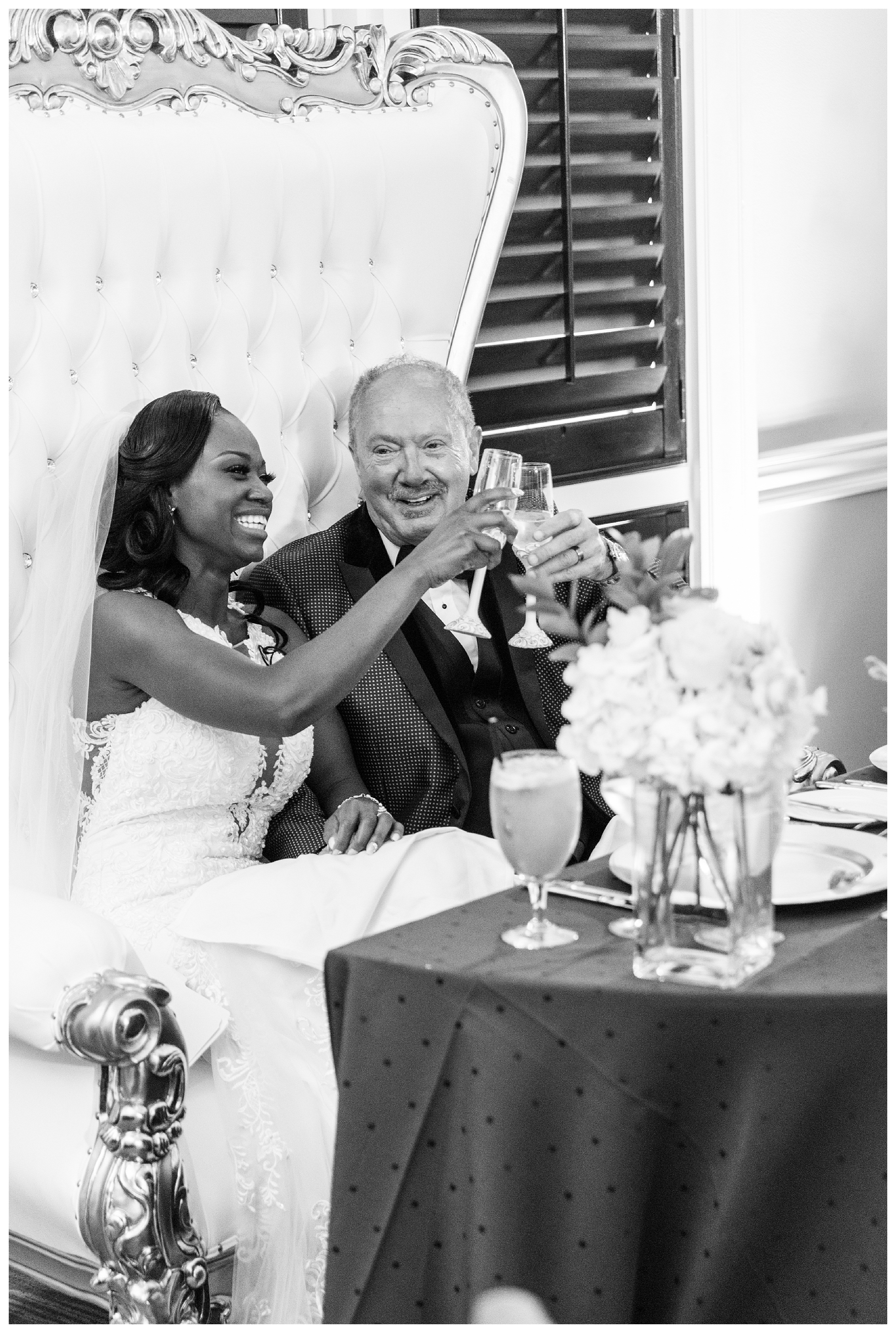 Newlyweds at wedding reception | Hyatt Regency Coconut Point | Naples, FL wedding photographer | Jessica McCalla Photography