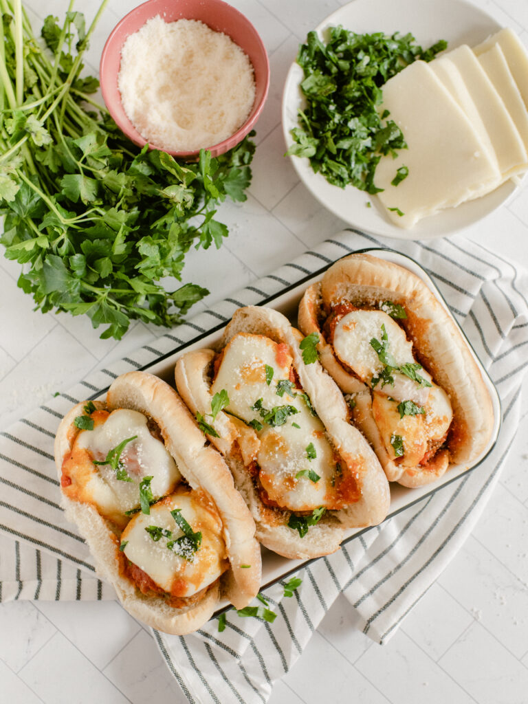 Meatball Parmesan Subs